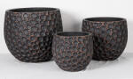 Globera Noir Bronze Iii Design virágtartó GLOBERA NOIR BRONZE III. fekete-bronz Készlet