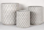 Rhombara Blanc I Design virágtartó RHOMBARA BLANC I. fehér S