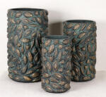 Virea Teal Patina Ii Design virágtartó VIREA TEAL PATINA II. kékeszöld-arany Készlet