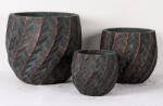 Fluxara Graphite Blue Patina Ii Design virágtartó FLUXARA GRAPHITE BLUE PATINA II. grafitkék-bronz Készlet