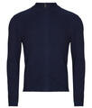 Tommy Hilfiger Pulóverek PIMA ORG CTN CASHMERE ZIP THRU Kék EU XL