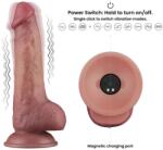  CLARK kétrétegű vibro cock, akkus -21.6cm - szexshop