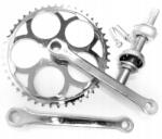Saks Ékszíjtárcsa szett 46T tengellyel 170 mm forgattyús mechanizmus króm szuport (5906269309302)