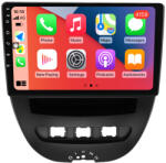 MKD Navigatie Peugeot107 si Citroen C1 2005-2015, 4GB RAM si 32GB ROM, Display QLED 9 inch, Wireless Carplay si Android Auto, Procesor Octacore, Slot sim 4G, Sunet DSP, Camera Marsarier, (NA-C1943)