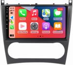 MKD Navigatie Mercedes C Class W203 W209 Facelift 2004-2011, 4GB RAM si 32GB ROM, Display QLED 9 inch, Wireless Carplay si Android Auto, Procesor Octacore, Slot sim 4G, Sunet DSP, Camera (NA-C2047)