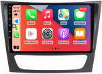 MKD Navigatie Mercedes E Class W211 CLS W219, 4GB RAM si 64GB ROM, Ecran QLED 9 inch, Android 12, Procesor Octacore, Slot sim 4G, Sunet DSP, Wireless Carplay si Android Auto, Camera Marsarie (NA-C296)