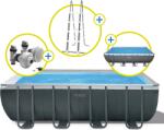 Intex Frame Pool Ultra Quadra XTR 549 x 274 x 132 cm - без помпа с аксесоари - 1 бр (26356GH)