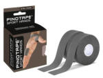 PINO Aceastoare sport PINOTAPE®, gri închis, 2, 5 cm x 5 m, 2 buc
