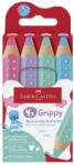  Színes Ceruza FABER-CASTELL Grippy pasztell színek 4 darabos (07.03994)