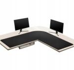  Zoresyn L-shape egérpad (140+137)x40 cm nagy fekete (B094TWC34B)