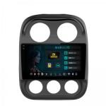 Alemarauto Navigatie 2K Jeep Compass (2009-2016) 8GB RAM Android 13 Octacore Slot Sim 4G DSP GPS Wi-FI Carplay Android Auto USB Bluetooth Waze Touchscreen 10.36 Inch (HB-64100082K+AD-BGRKIT284)
