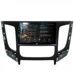 Alemarauto Navigatie Mitsubishi L200 (2014-2020) 4GB RAM Android 13 Quadcore DSP GPS Wi-FI Carplay Android Auto USB Bluetooth Waze Touchscreen 9 inch (HB-649004L+AD-BGRKIT274)