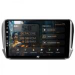 Alemarauto Navigatie Peugeot 208 / 2008 (2012-2019) 8GB RAM Android 13 Octacore Slot Sim 4G DSP GPS Wi-FI Carplay Android Auto USB Bluetooth Waze Touchscreen 10.1 Inch (HB-6410008+AD-BGRKIT258)
