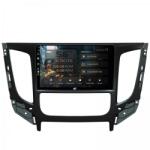 Alemarauto Navigatie Mitsubishi L200 (2014-2020) 6GB RAM Android 13 Octacore Slot Sim 4G DSP GPS Wi-FI Carplay Android Auto USB Bluetooth Waze Touchscreen 9 Inch (HB-649006+AD-BGRKIT274)