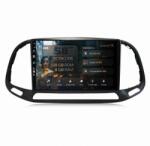 Alemarauto Navigatie Fiat Doblo 2015+ 8GB RAM Android 13 Octacore Slot Sim 4G DSP GPS Wi-FI Carplay Android Auto USB Bluetooth Waze Touchscreen 9 Inch (HB-649008+AD-BGRKIT359)