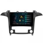 HUB64 - 2K S4 Series Navigatie 2K Ford S-Max Galaxy (2006-2015) 4GB RAM Android 13 Octacore Slot Sim 4G DSP GPS Wi-FI Carplay Android Auto USB Bluetooth Waze Touchscreen 9.5 Inch (HB-6490042K+AD-BGRKIT125)