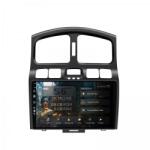 Alemarauto Navigatie Hyundai Santa Fe (2001-2005) 6GB RAM Android 13 Octacore Slot Sim 4G DSP GPS Wi-FI Carplay Android Auto USB Bluetooth Waze Touchscreen 9 Inch (HB-649006+AD-BGRKIT210V2)