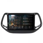 Alemarauto Navigatie Jeep Compass (2016+) 4GB RAM Android 13 Quadcore DSP GPS Wi-FI Carplay Android Auto USB Bluetooth Waze Touchscreen 10.1 inch (HB-6410004L+AD-BGRKIT287)
