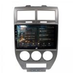 Alemarauto Navigatie Jeep Compass Patriot (2006-2010) 4GB RAM Android 13 Quadcore DSP GPS Wi-FI Carplay Android Auto USB Bluetooth Waze Touchscreen 9 inch (HB-6410004L+AD-BGRKIT295)