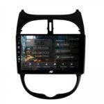 HUB64 - S6 Series Navigatie Peugeot 206 (1998-2012) 6GB RAM Android 13 Octacore Slot Sim 4G DSP GPS Wi-FI Carplay Android Auto USB Bluetooth Waze Touchscreen 9 Inch (HB-649006+AD-BGRKIT262)