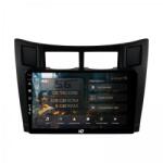 Alemarauto Navigatie Toyota Yaris (2005-2012) 6GB RAM Android 13 Octacore Slot Sim 4G DSP GPS Wi-FI Carplay Android Auto USB Bluetooth Waze Touchscreen 9 Inch (HB-649006+AD-BGRKIT103)