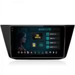 HUB64 - 2K S4 Series Navigatie 2K Volkswagen Tiguan (2016+) 4GB RAM Android 13 Octacore Slot Sim 4G DSP GPS Wi-FI Carplay Android Auto USB Bluetooth Waze Touchscreen 10.36 Inch (HB-64100042K+AD-BGRKIT036)