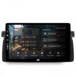 Alemarauto Navigatie BMW Seria 3 E46 (1998-2005) 8GB RAM Android 13 Octacore Slot Sim 4G DSP GPS Wi-FI Carplay Android Auto USB Bluetooth Waze Touchscreen 9 Inch (HB-649008+AD-BGRKIT397)