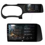 Alemarauto Navigatie Hyundai I10 (2020+) 4GB RAM Android 13 Octacore Slot Sim 4G DSP GPS Wi-FI Carplay Android Auto USB Bluetooth Waze Touchscreen 9 inch (HB-649004+AD-BGRKIT221)