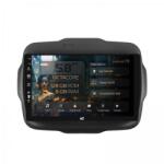 Alemarauto Navigatie Jeep Renegade (2014-2018) 8GB RAM Android 13 Octacore Slot Sim 4G DSP GPS Wi-FI Carplay Android Auto USB Bluetooth Waze Touchscreen 9 Inch (HB-649008+AD-BGRKIT286)