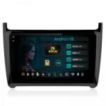 HUB64 - 2K S8 Series Navigatie 2K Volkswagen Polo (2014+) 8GB RAM Android 13 Octacore Slot Sim 4G DSP GPS Wi-FI Carplay Android Auto USB Bluetooth Waze Touchscreen 9.5 Inch (HB-6490082K+AD-BGRKIT033)