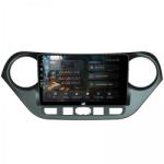 Alemarauto Navigatie Hyundai I10 (2013-2017) 4GB RAM Android 13 Quadcore DSP GPS Wi-FI Carplay Android Auto USB Bluetooth Waze Touchscreen 9 inch (HB-649004L+AD-BGRKIT196)