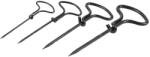 Strend Pro Set burghie manuale tip alezor Strend Pro 2-5 mm, 4 piese (234039)
