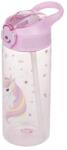 Baagl tritán kulacs 500 ml-es szívószálas - Rainbow Unicorn (A-35414) - iskolataskawebshop