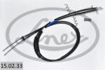 LINEX Cablu, frana de parcare LINEX 15.02. 33 (15.02.33)