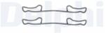 DELPHI Set accesorii, placute frana DELPHI LX0294 (LX0294)