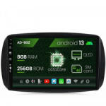 Autodrop Navigatie Smart For Two (2016-Prezent), Android 13, Z-Octacore , 8GB RAM , 256GB ROM, 9 Inch - AD-BGZ9008, AD-BGRKIT412 (AD-BGZ9008+AD-BGRKIT412)