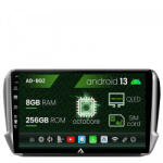 Autodrop Navigatie Peugeot 208, 2008 (2012, ), Android 13, Z-Octacore , 8GB RAM , 256GB ROM, 10.1 Inch - AD-BGZ10004, AD-BGRKIT258 (AD-BGZ10008+AD-BGRKIT258)