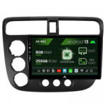 Autodrop Navigatie Honda Civic (1998-2005), Android 13, Z-Octacore , 8GB RAM , 256GB ROM, 9 Inch - AD-BGZ9008, AD-BGRKIT018 (AD-BGZ9008+AD-BGRKIT018)