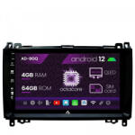Autodrop Navigatie Mercedes Benz Sprinter, Viano, Vito, A, B Class, Crafter, Android 12, Q-Octacore , 4GB RAM , 64GB ROM, 9 Inch - AD-BGQ9004, AD-BGRKIT407 (AD-BGQ9004+AD-BGRKIT407)