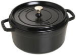 Staub Oala Cocotte fonta, 26cm/5, 2L, Black - Staub (1003920)
