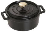 Staub Oala Cocotte fonta, 12cm/0, 4L, Black - Staub (1004041)