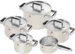 ZWILLING Set 5 oale ZWILLING Pure, inox, exterior ceramic, 16x20x24cm, culoare ivoire (1028806)