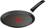 Tefal Tigaie de clatite Tefal Excellence, 25 cm, inductie, invelis antiaderent, indicator Thermo-Signal, aluminiu, negru (3168430376304)