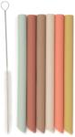  Jollein szilikon szívószálak - multicolour (709-007-68188)
