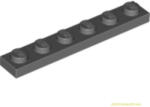 LEGO® Sötét kékesszürke lap 1x6 (4211056)