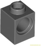 LEGO® Sötét kékesszürke Technic kocka 1x1 lyukkal (4210639)