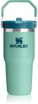 Stanley IceFlow Flip Straw 2.0 Tumbler sticlă termos din oțel inoxidabil Spring Green 410 ml