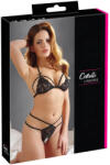 Cottelli Collection Nyitott csipkeszett fekete L 22112541041