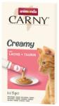 Animonda Carny Creamy cu somon și taurină 6x15 g gustare cremoasă pentru pisici