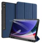 Dux Ducis Samsung Tab S10 Lite WIFI / Tab S10 Lite LTE DOMO tok álló, bőr hatású aktív FLIP, textil minta, SÖTÉTKÉK (GP-149758) (GP-149758)